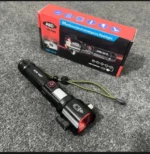 RL-2210 Multifunctional Emergency Tactical Flashlight | Rechargeable, Hammer, Seatbelt Cutter, Power Bank